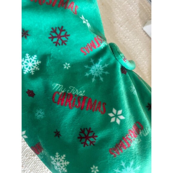 Disney Store My First Christmas Baby Minnie Mouse Plush Blanket Swaddle 12" - Picture 4 of 7